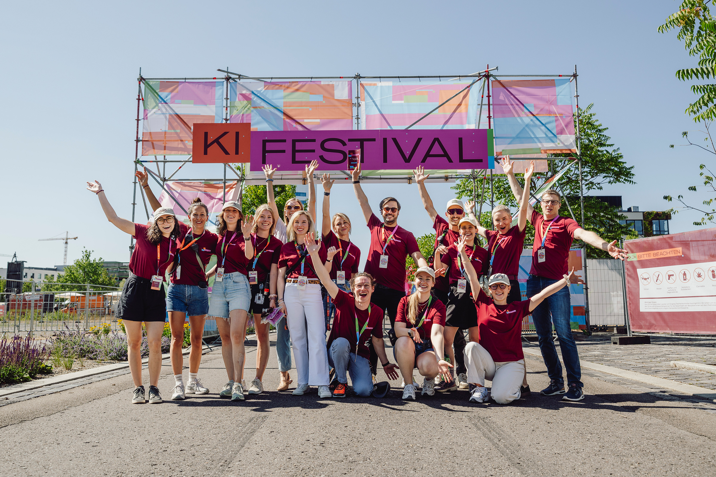 Das Team vom KI Festival